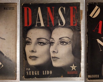 Rare lot revues Danse photos Serge Lido Danse classique Ballets Préface Cocteau Massine Lifar 1947