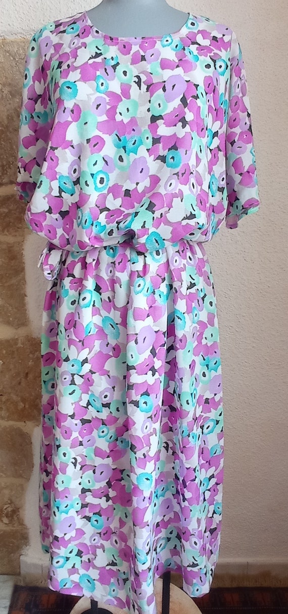 robe vintage blanche et Gem