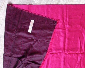 Echarpe foulard Pashmina rose et violet