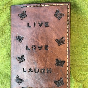 Passport Cover, Leather Passport Case, Embossed Leather Case, Travel Document Wallet, Leather Travel Wallet, Leather Gift, Travel Gifts