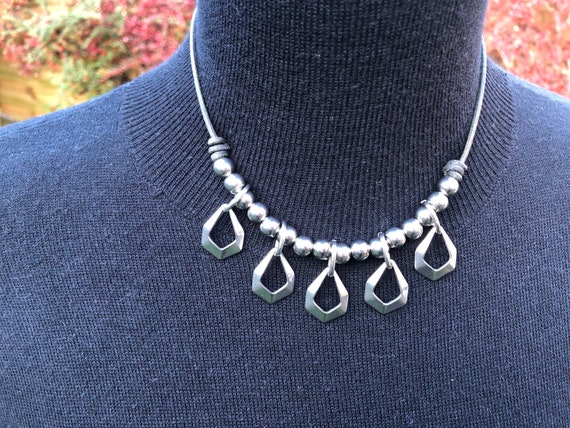 Collier Ras De Cou Antique En Laiton Argenté - Style Déclaration - Fait Main Inde - Neuf Avec étiquettes