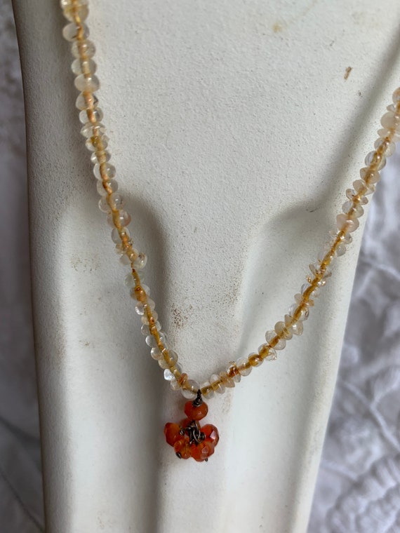 Natural Semi-precious Beaded Necklace Handmade Ora