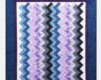 Digital Download Walkin/' The Line Fat-Quarter Quilt Pattern Beginning Quilt Pattern Easy Quilt To Sew Instant PDF Fat-Quarter Friendly