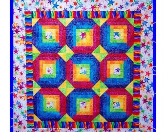Digital Download Walkin/' The Line Fat-Quarter Quilt Pattern Beginning Quilt Pattern Easy Quilt To Sew Instant PDF Fat-Quarter Friendly