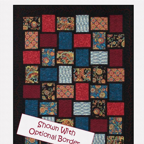 Another Look Fat-Quarter Quilt Pattern, Beginning Quilt Pattern, Easy To Sew Quilt, Fat-Quarter Friendly, Digital Download, Instant PDF