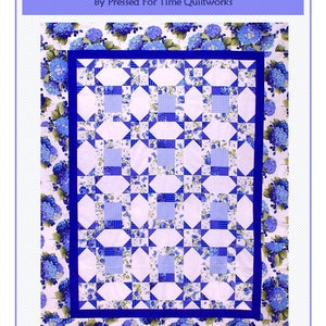 Toujours Fat-Quarter Quilt Pattern, Beginning Quilt Pattern, Easy Quilt To Sew, Fat-Quarter Friendly, Digital Download, Instant PDF