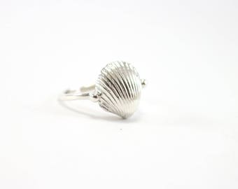 Silver Shell ring