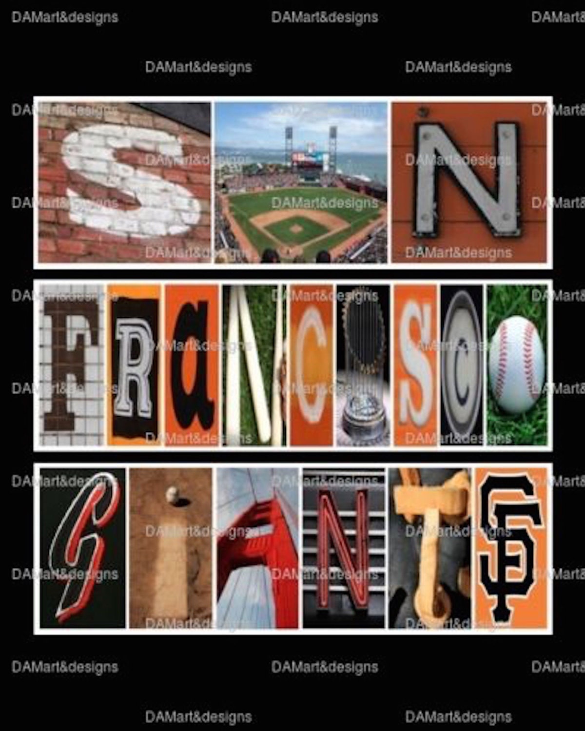 alphabet san francisco giants font