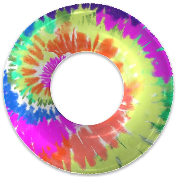 Tie Dye Pool Float By Float Naked Etsy