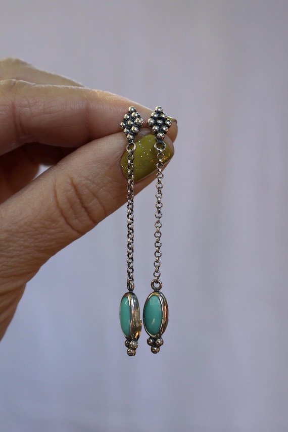 Tied up in Blue Earrings