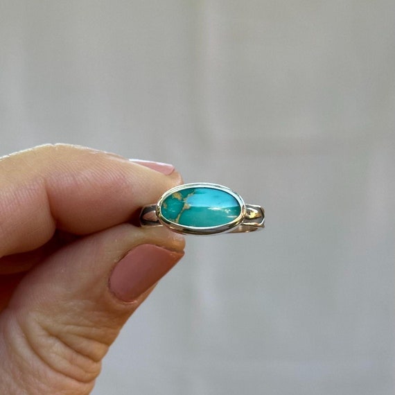 Turquoise Solitaire Ring