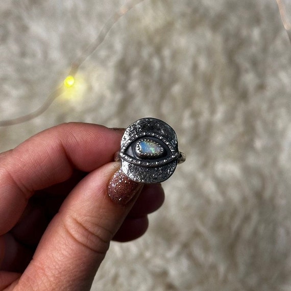 Melted Eye Ring