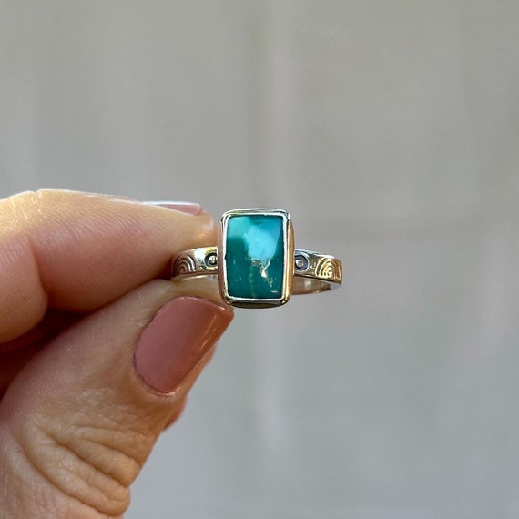 Turquoise Solitaire Ring