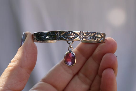 First Light Sapphire Drop Cuff