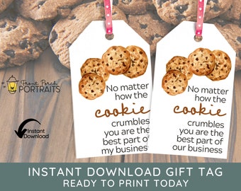 Cookie Tags, Favor Tags, Gift Tags, Printables, Real Estate Pop Bys, Realtor Marketing, Realtor Pop by Tags,