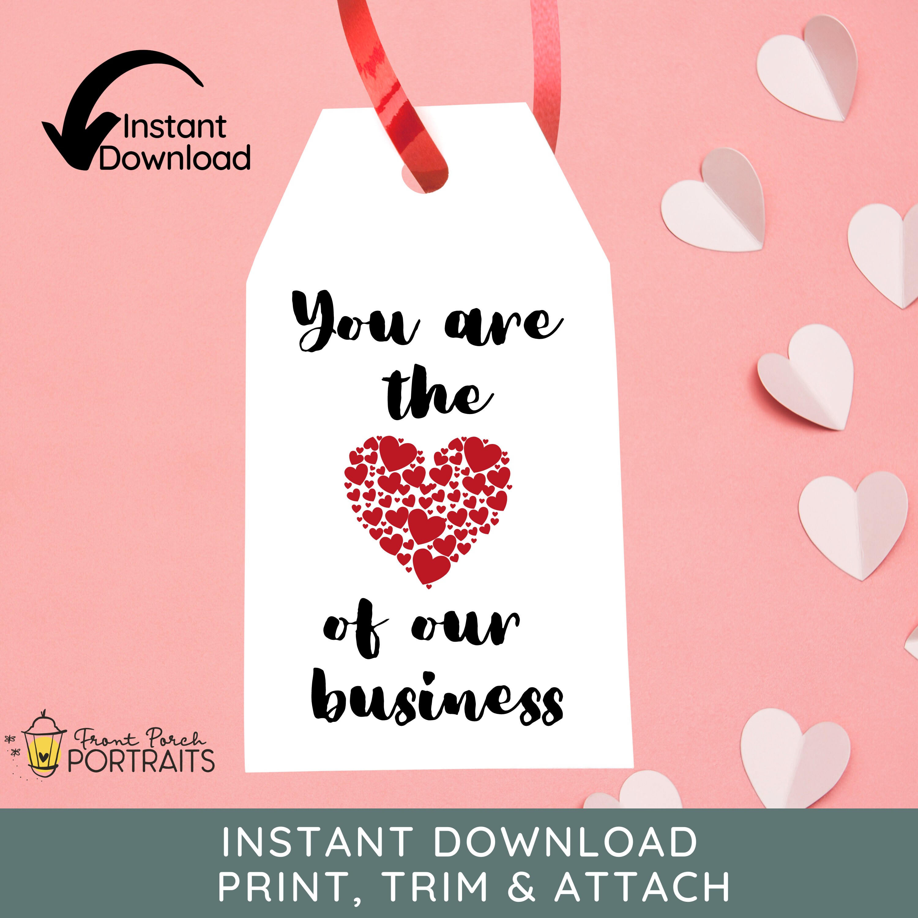 Valentine Realtor Pop by Tag Real Estate Marketing Small Etsy