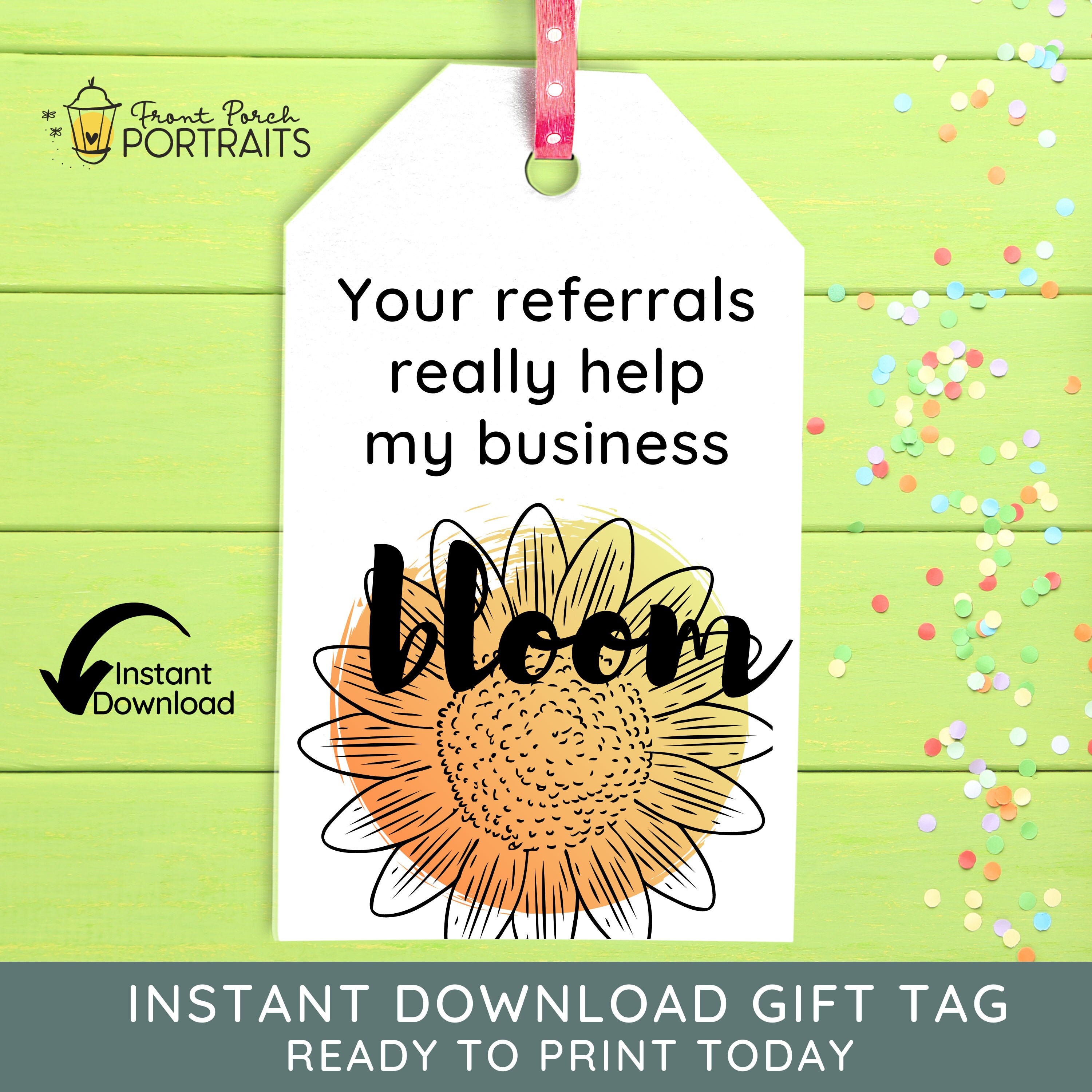 Flowers Seeds Summer Realtor Pop By Tag Real Estate Pop Etsy