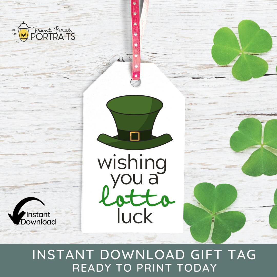 realtor program for st patricks day lottery ticket