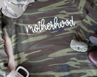 designer camo sweatshirt