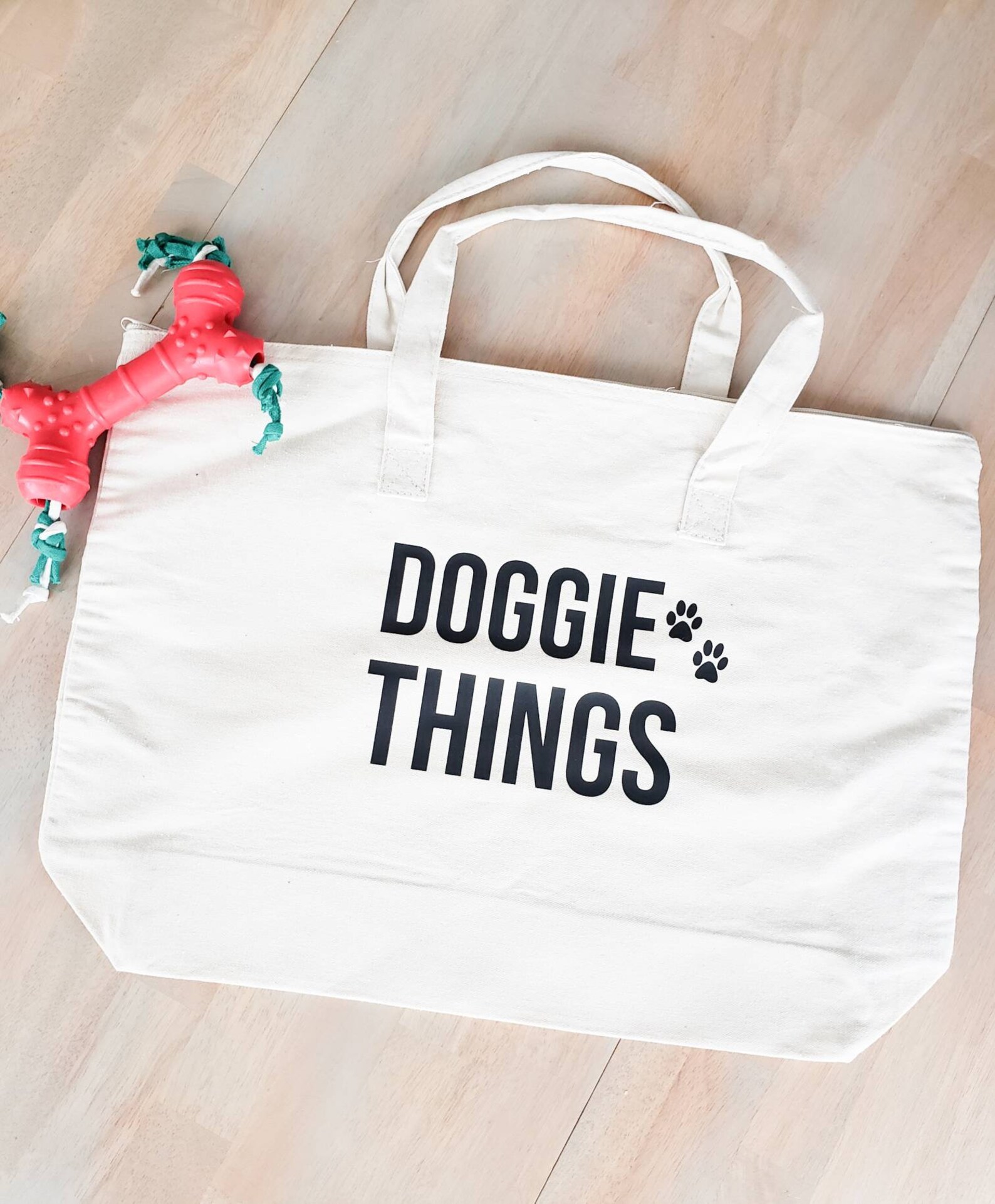Doggie Things Bag Dog Tote Bag Dog Tote Dog Owner Gift Etsy