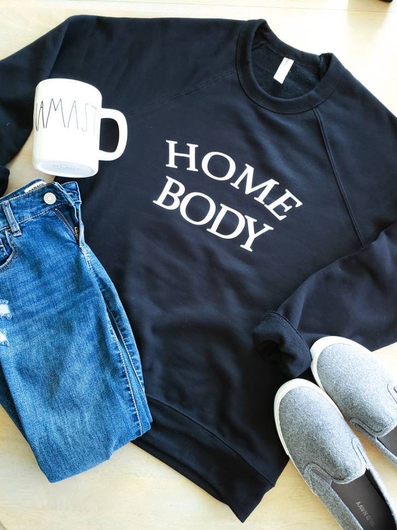 Homebody Sweatshirt Graphic Sweatshirt Homebody Sweater | Etsy