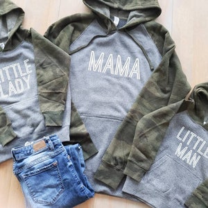 Boy mom camo hoodie Clearance