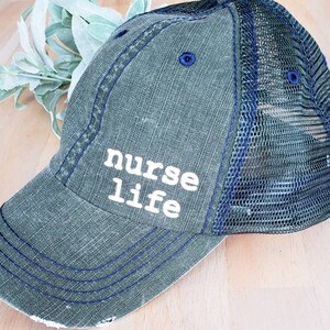 Nurse Life Hat - Nurse Hat - RN Hat - Nurse Gift - Hats for Nurses ...
