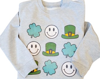St. Patrick's Day Sweatshirt, st. pattys day sweater , St Patricks Day Sweatshirt, Pattys Day, Clover Shirt, lucky sweater, Lucky Sweatshirt