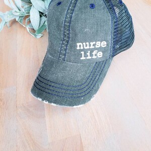 Nurse Life Hat - Nurse Hat - RN Hat - Nurse Gift - Hats for Nurses ...