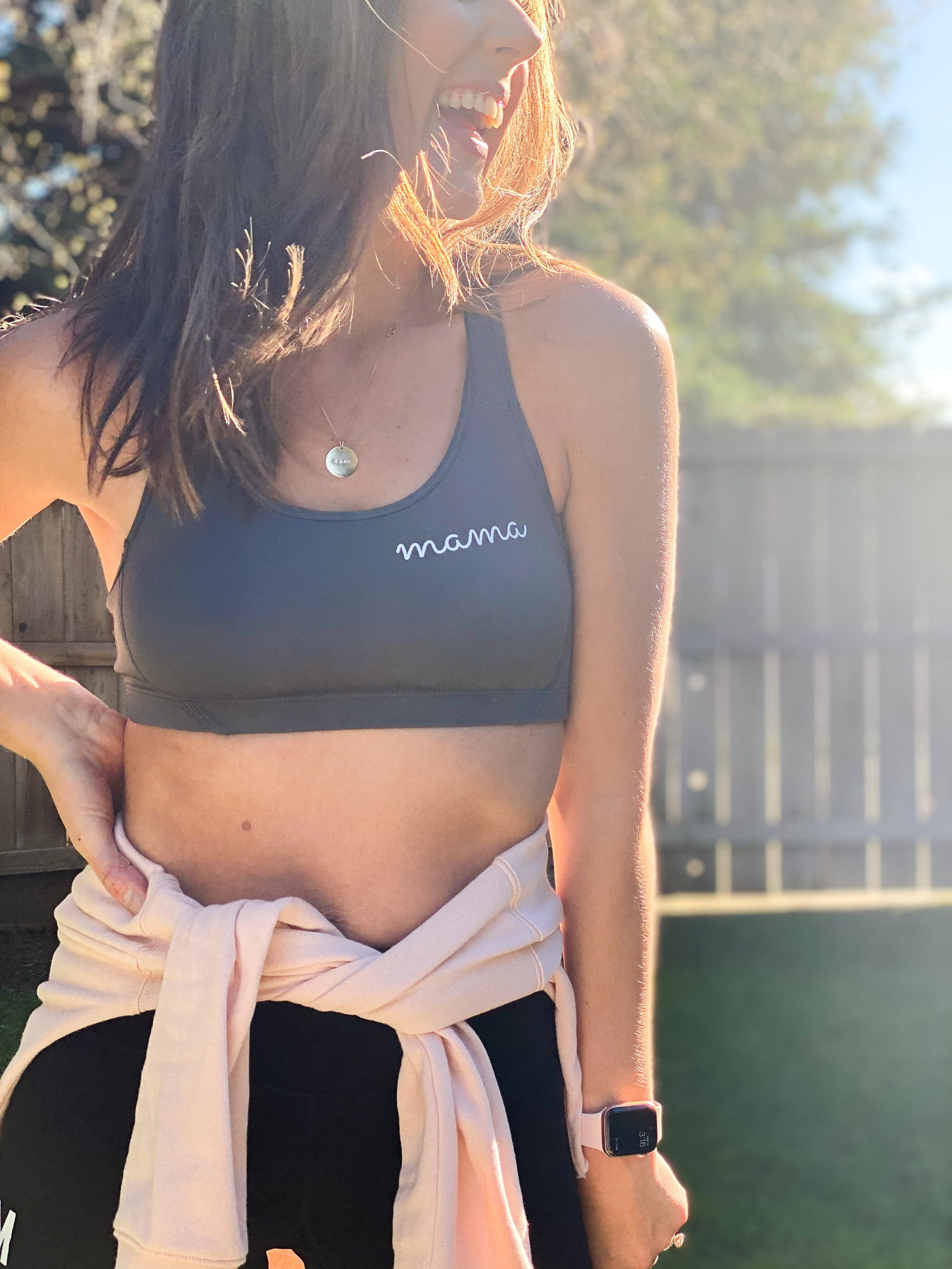 Sports Bra - Mama Sports Bra - Workout Clothes - Bra - Mom