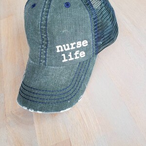 Nurse Life Hat - Nurse Hat - RN Hat - Nurse Gift - Hats for Nurses ...