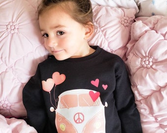 LOVE BUG Long Sleeve  - love bug shirt - Valentine's Day - Valentine Shirt - Toddler Sweatshirt- Be Mine tee - Valentines kid tee- Love bug