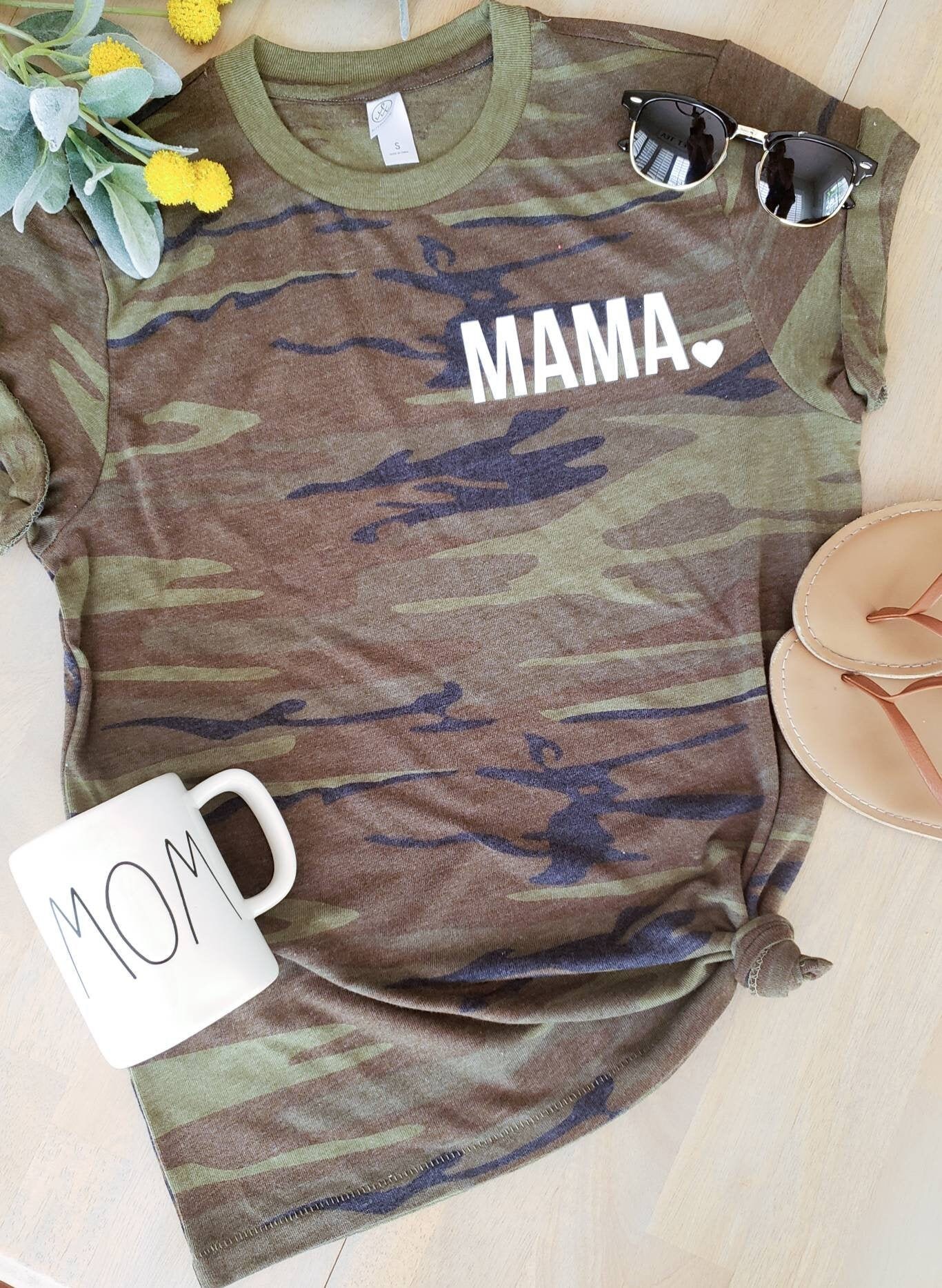 CAMO Mama Tee - Mom Shirt