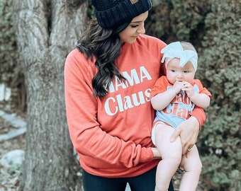 Mama Claus Sweatshirt - Mama Claus - Mama Sweater - Mama Claus Sweater - Christmas Sweater - Mom Sweatshirt - Christmas Gift - Christmas tee