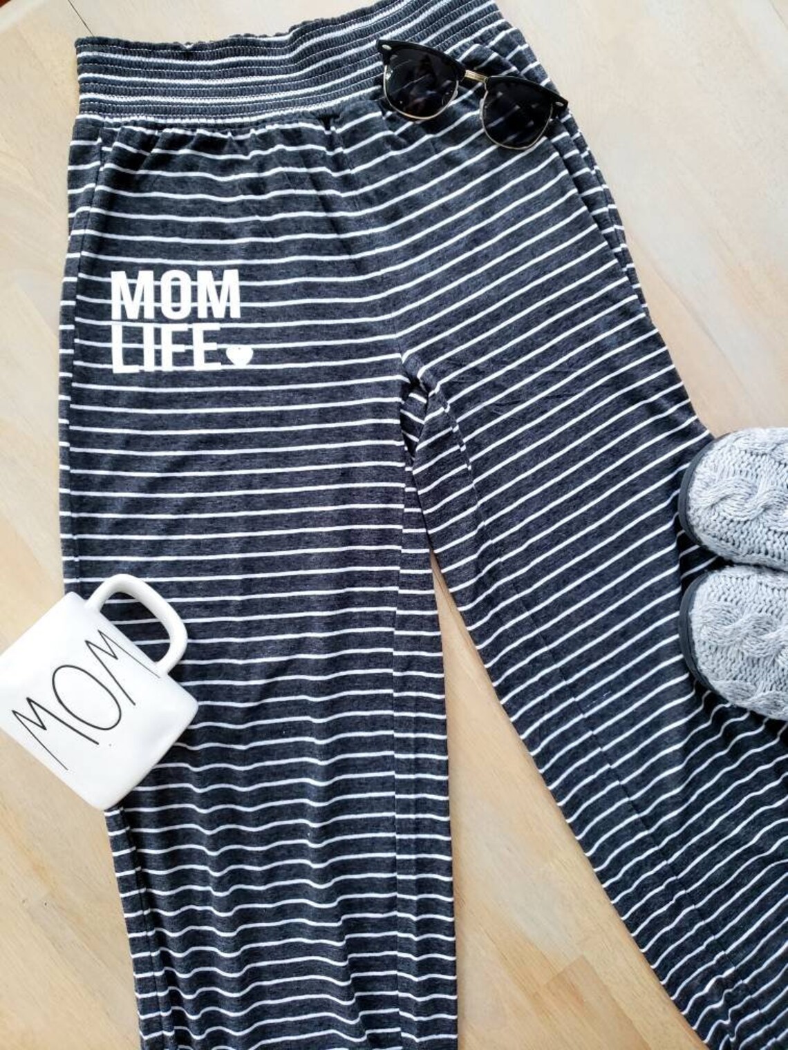 stripe lounge pants