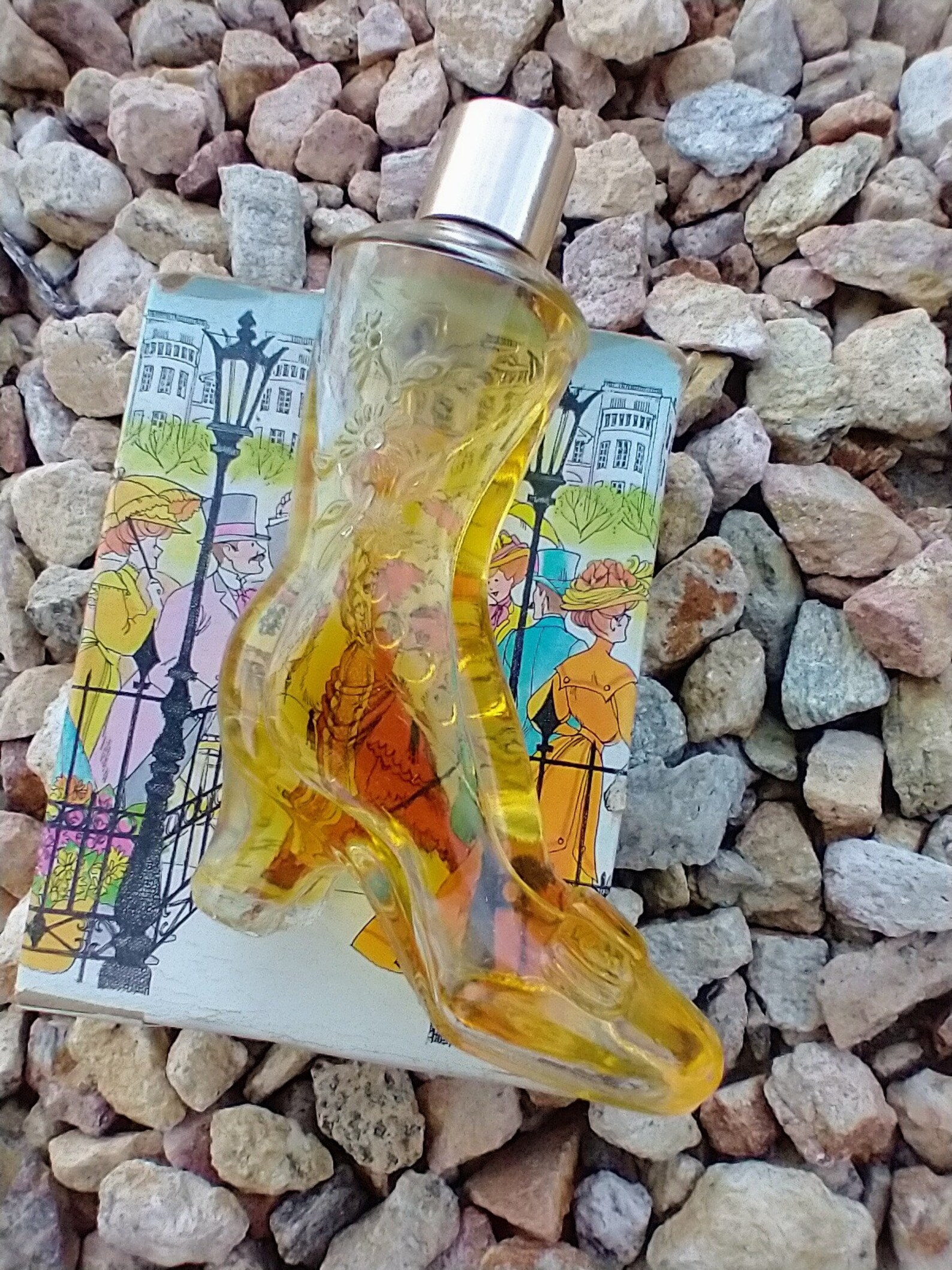 Vintage Avon Boot Shoe Perfume Bottle Clear with 3/4 Perfume Etsy