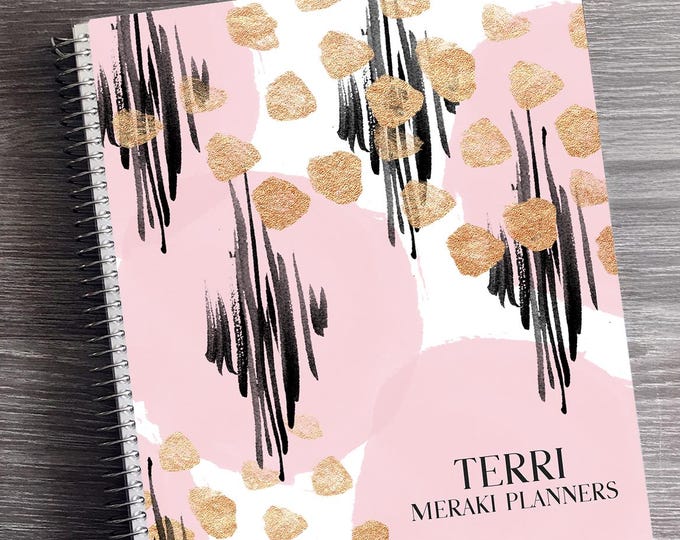 2026 Appointment Book - 12 Months Personalized Planner - Daily Checklist, Monthly and Weekly Glance | Blush