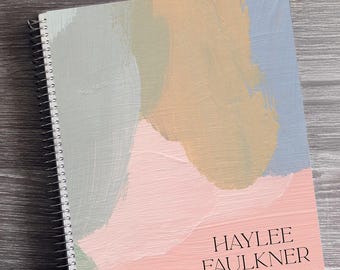 2026-2027 Appointment Book - 12 Months Personalized Planner - Daily Checklist, Monthly and Weekly Glance  | Painting