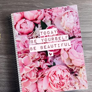 2026 Personalized Appointment Planner: Sweet Peonies Design, Daily Checklist