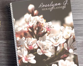 Personalized Cherry Blossom Appointment Book 2026-2027: Salon Planner