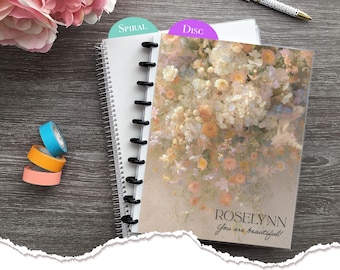 Appointment Book,Personalized,Checklist Planner,2025-2026,Hairstylist Salon Planner,Daily Checklist Agenda,Weekly Calendar - Vintage Florals