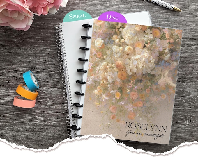 Appointment Book,Personalized,Checklist Planner,2025-2026,Hairstylist Salon Planner,Daily Checklist Agenda,Weekly Calendar - Vintage Florals