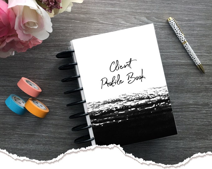Meraki Planners - Client Profile Book - Discbound Hairstylist Gift