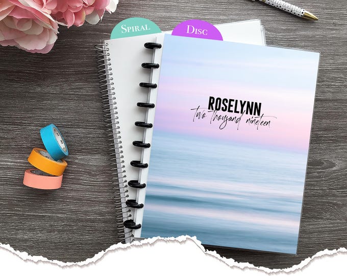 Appointment Book,Personalized,Checklist Planner,2025-2026,Hairstylist Salon Planner,Daily Checklist Agenda,Weekly Calendar-- Sweet Waves