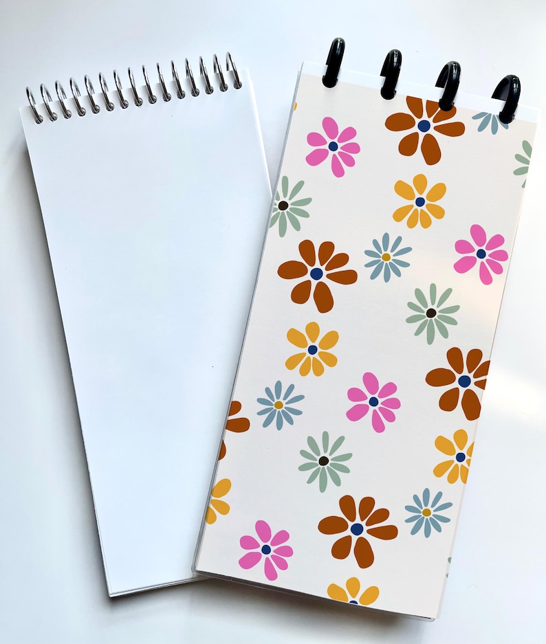 Repeat Pattern Note Pad Eco Friendly Notepad, to Do List Pad, Blank Sheets | Spiral or Disc ...