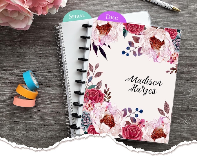 Appointment Book,Personalized,Checklist Planner,2025-2026,Hairstylist Salon Planner,Daily Checklist Agenda,Weekly Calendar- Roses