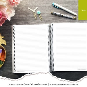 2024-2025 Appointment Book Meraki Planners Personalize Salon Planner 15 min increments-Lashes image 9