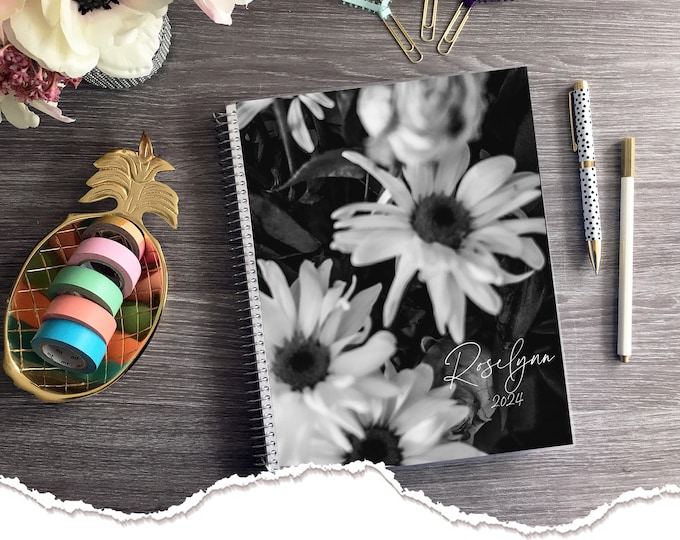 Appointment Book Meraki Planners 2025-2026 Salon Planner Daily Checklist  - Daisies