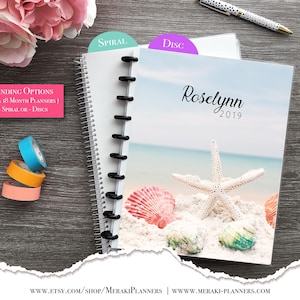 Appointment Book,Personalized,Checklist Planner,2025-2026,Hairstylist Salon Planner,Daily Checklist Agenda,Weekly Calendar- Beach Star