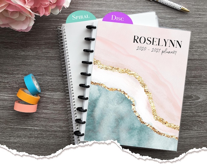 2024-2025 Appointment Book Personalized Meraki Planners Hairstylist  Salon Planner Daily Checklist, Monthly and Weekly Calendar  - Waves